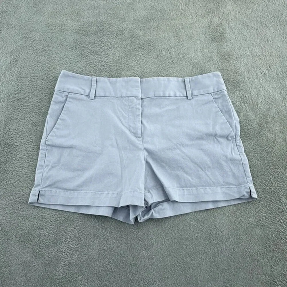 Loft Chino Shorts Womens 8 Blue 3097 - Picture 1 of 9